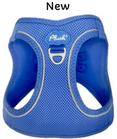 Plush Step In Air Mesh Harness - Cornflower (Front D-Ring)